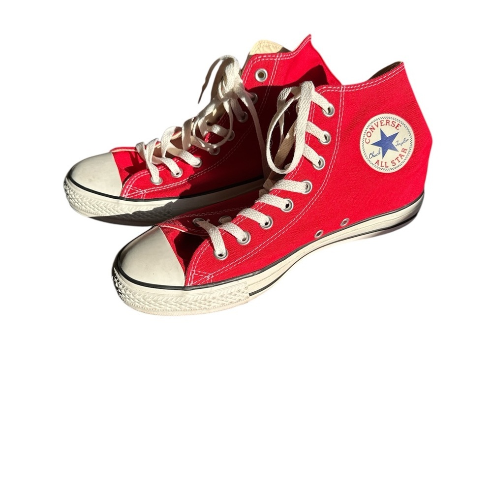 Converse Red High-Top Sneakers